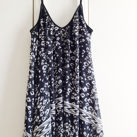Express Animal Print Swing Dress - Picture 2 of 4